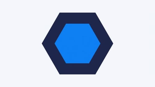 Geometric Hexagon Reveal Transition Animation