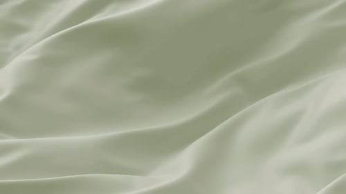 Abstract Tenderness Green Silk Background Luxury Wave Cloth Satin Pastel Color Fabric Milk Liquid