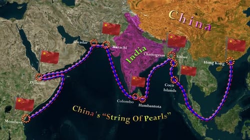 China's 'String Of Pearls'