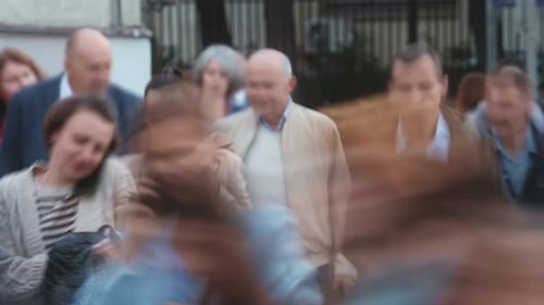 Running Citizen People Public Place Lowded Street Time Lapse Timelapse Walk