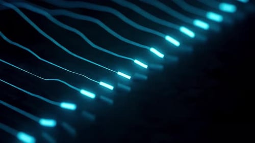 Satisfying Loop of 3D Optical Fiber Neon Lights