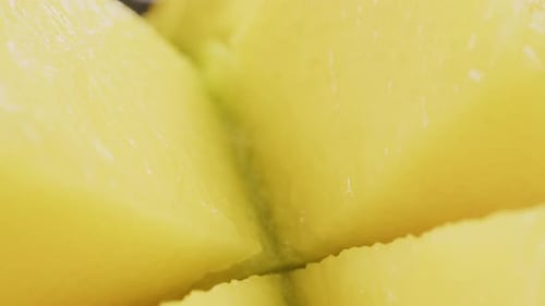Close Up of Mango Fruit with Probe Macro Lens