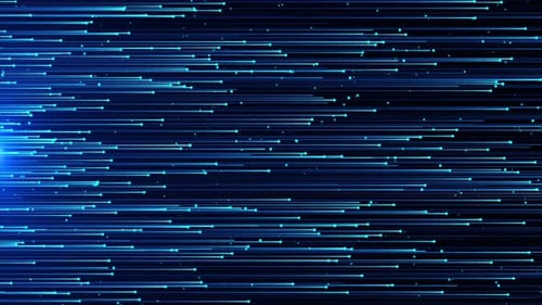 Laço de fundo abstrato de partículas azuis