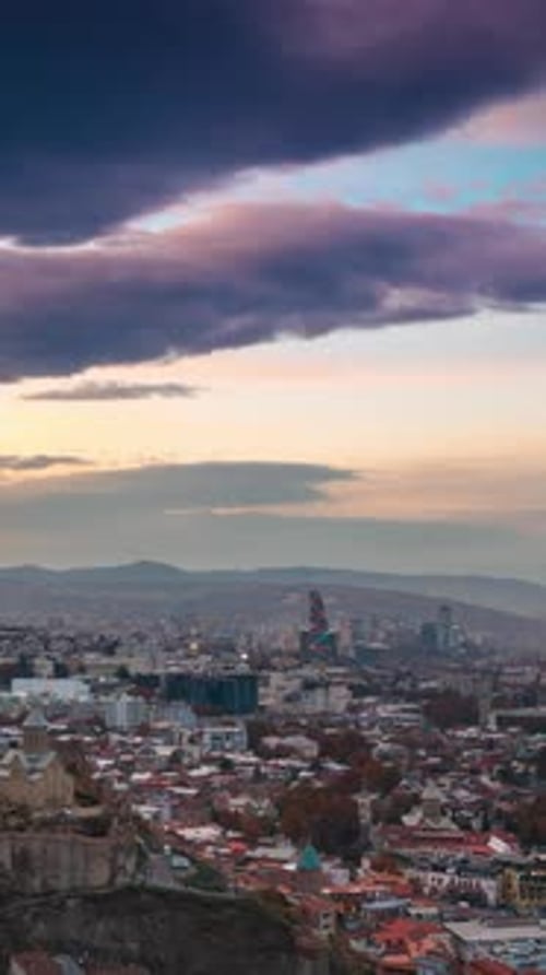 Tbilisi Georgia Top View Of