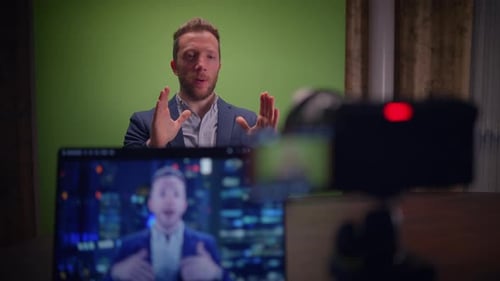 Professional Video Recording with a Green Screen Setup for HighQuality Content Creation