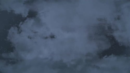 Nuages orageux avec fond d'éclairs