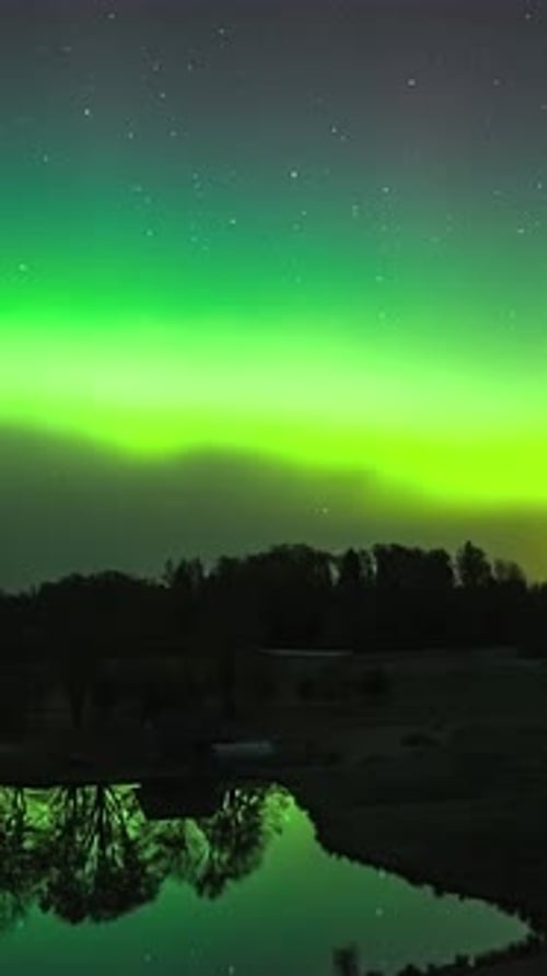 The aurora borealis.