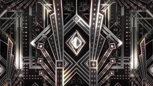 Silver Retro Art Deco 02