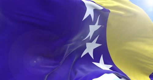 Realistic 3D Waving Flag Animation