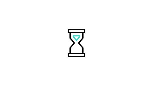 Hourglass Line Animated Icon