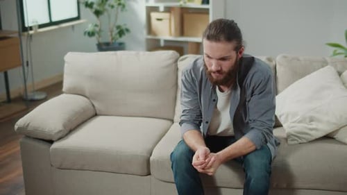 Close Up of Sad Worried Young Woman Having Psychological Problem