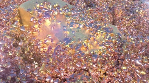 Surreal Gold Rose Stones 0003