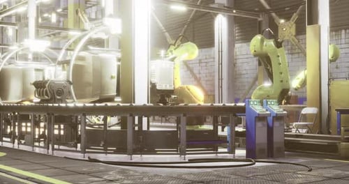 Innovative Robotics Technology in a Modern Manufacturing Facility