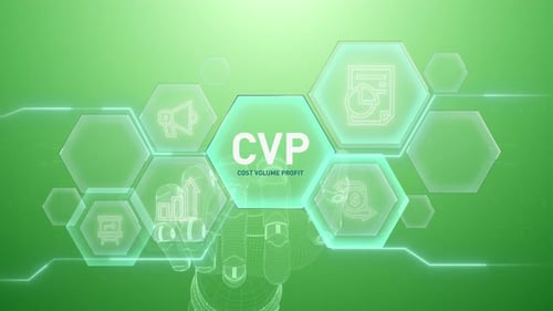 CVP Business Concept Holographic Interface with Robotic Hand