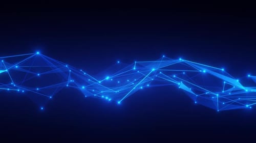 contexte de la technologie géométrique du plexus.