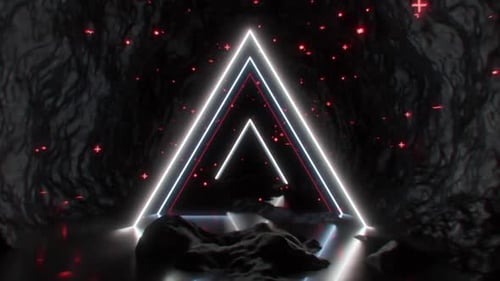 Neon Light VJ Tunnel