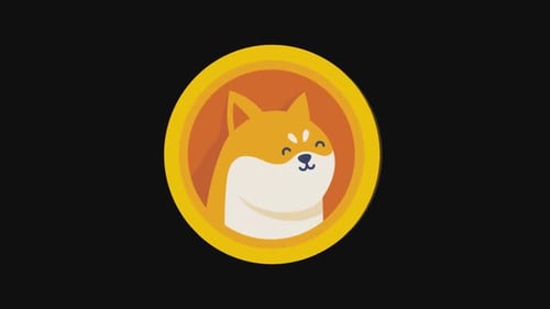 Rotating Shiba Inu Dog Coin Animation