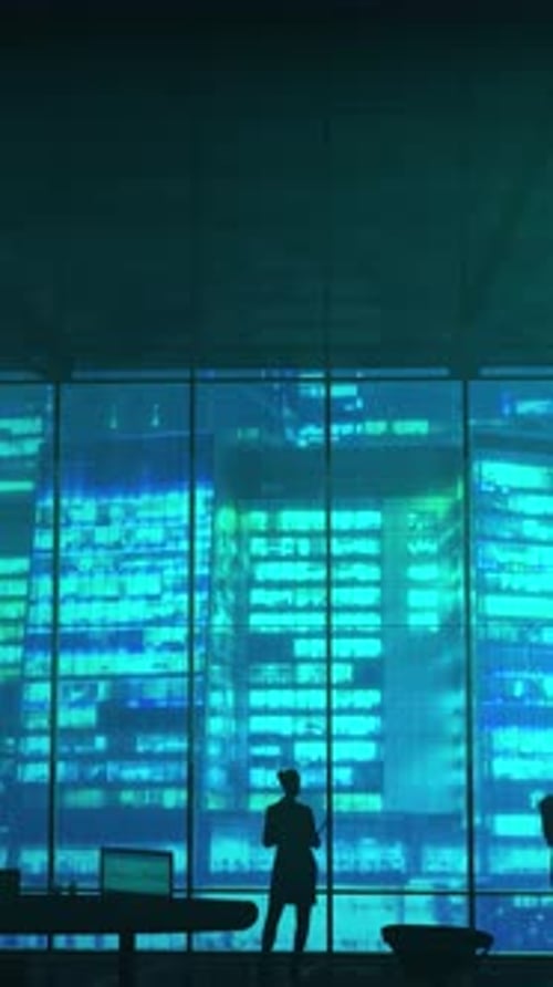 Infographics About AI on a Laptop Screen 3D Render