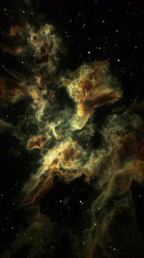 Abstract Cosmic Nebula Fluid Motion Background
