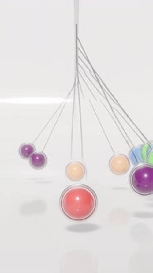 Animação 3D Pendulum Ball Loop