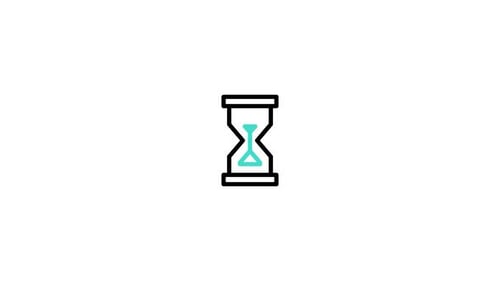 Animiertes Sanduhr-Symbol