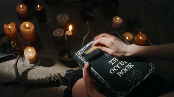 Performing Occult Ceremonies and Using Evil Magic, Lifestyle Stock ...