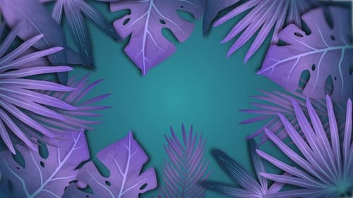 Fondo de flores tropicales | 4K