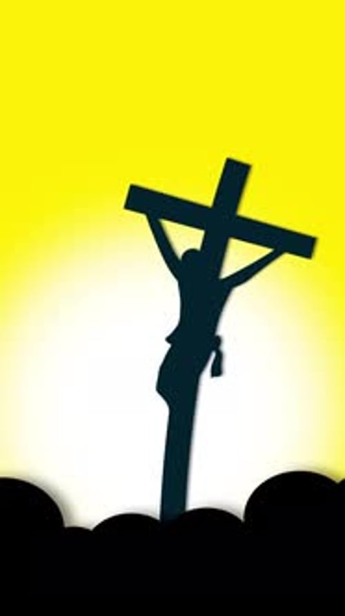 Good Friday Background Loop Vertical