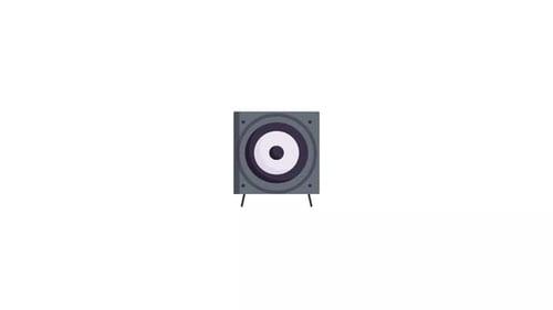 Animation des Subwoofer-Symbols