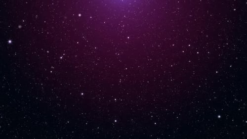 Beautiful Purple gold dust particles glimmering on black. Holiday