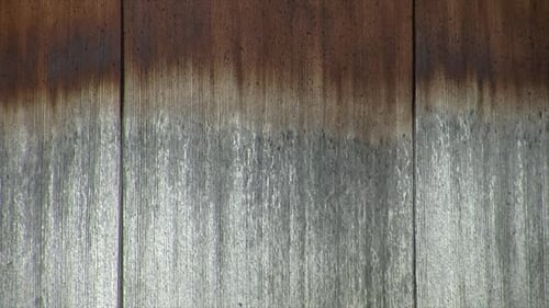 Close-up of hinoki wood exterior on Japanese House.
