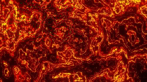 Red And Orange Psychedelic Background Loop Animation In 4K