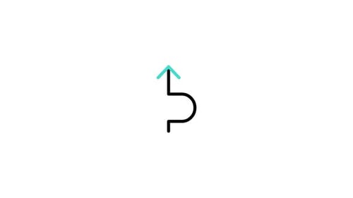 Minimalist Line Arrow Animation Reveal