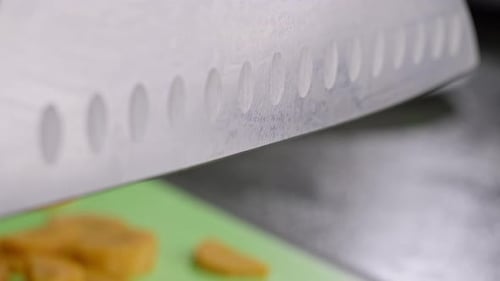 Vegetable Slicing With Knife