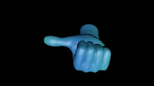 Thumbs Left Loop Alpha