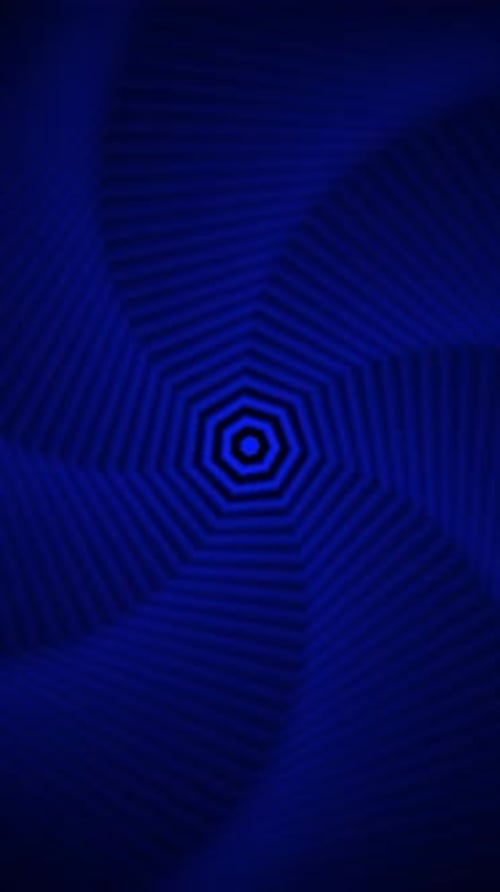 Arrière-plan vidéo de mouvement en couleur soufflée à hexagones rotatifs