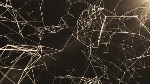 Abstract Technology Network Connections Loop Background