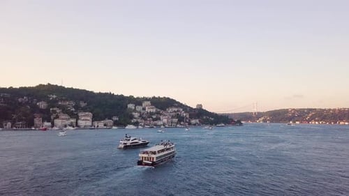 Aerial view of Bosporus Strait