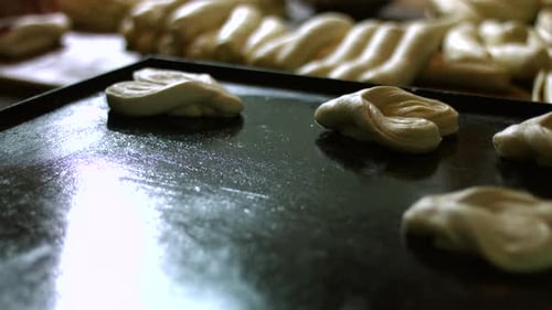 Baking Buns Production of Desserts