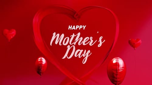 Concepto: Feliz Día de la Madre o Día Internacional de la Familia, Feliz Día de la Mujer, Fondo de chimenea en bucle