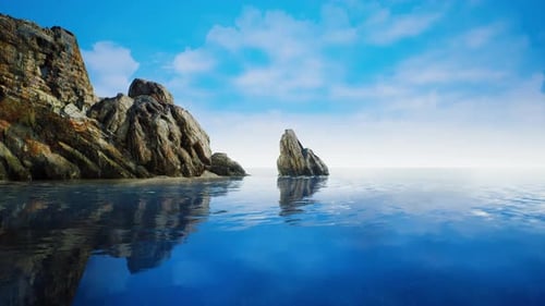 Paisaje y costas rocosas del Mediterráneo