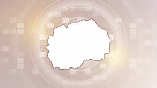 Geographic Map Outline Reveal Animation