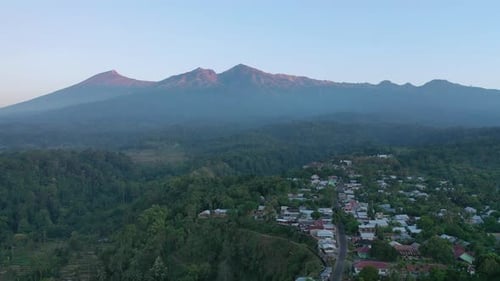 Senaru village at Mount Rinjani, Lombok, Indonesia