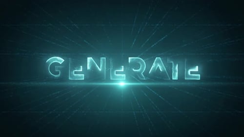 Generate 4 K Digital Data Text