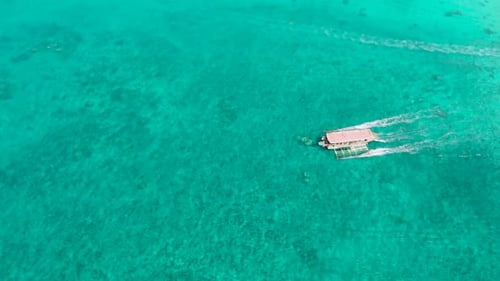 Bateau à Boracay, Philippines
