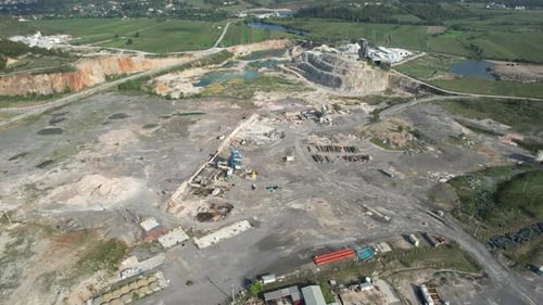 Aerial Mine Quarry