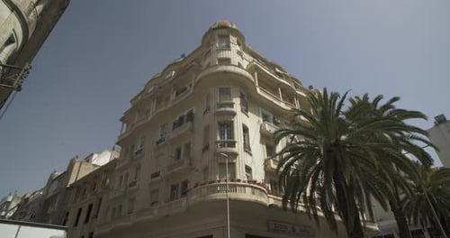colonial architecture in Casablanca, Morocco
