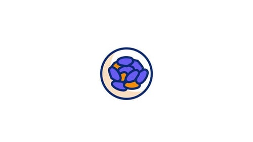 Icône animée Clams