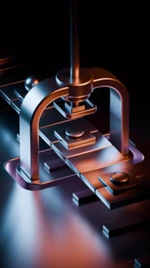 3D Loop Satisfying Factory Animation