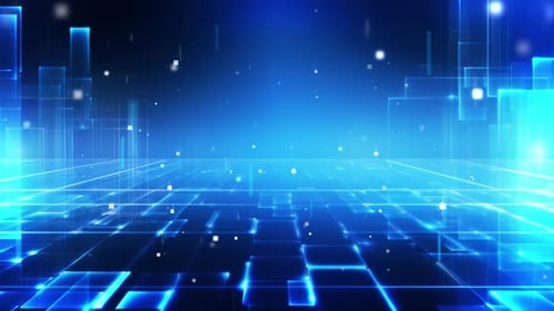 Blue Corporate Background Loop